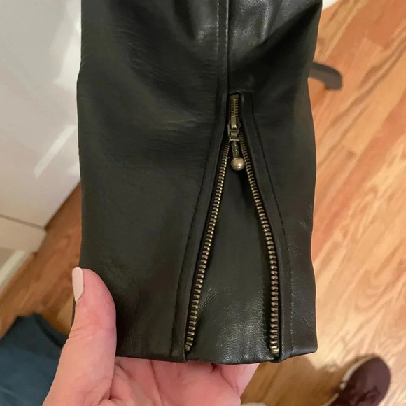 Vintage Black Leather Corvette Jacket Burk’s Bay Small Buttery Soft Coat - Picture 13 of 14